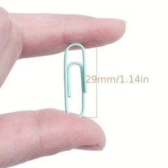 Morandi Colored Paper Clip 160 Pieces 29mm Financial Office Supplies