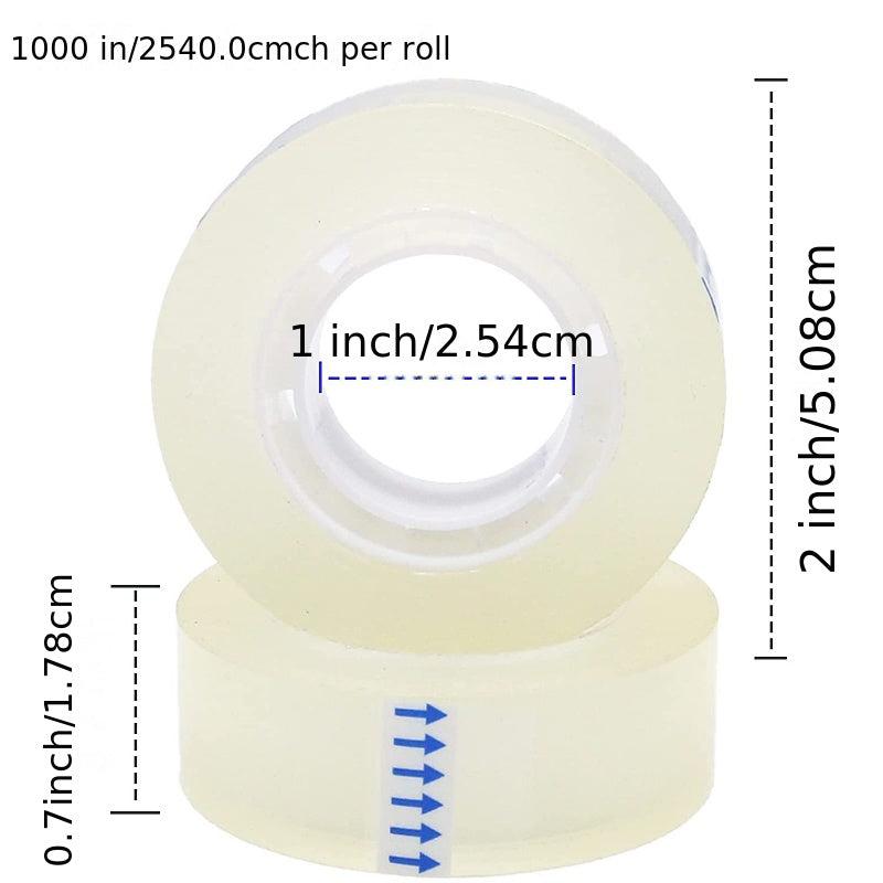 Transparent Gloss Tape 2540 0 Cm with Replacement Pack