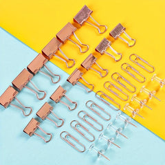 Long Tail Clip Set with H Nail Paper Clip and Dovetail Clip