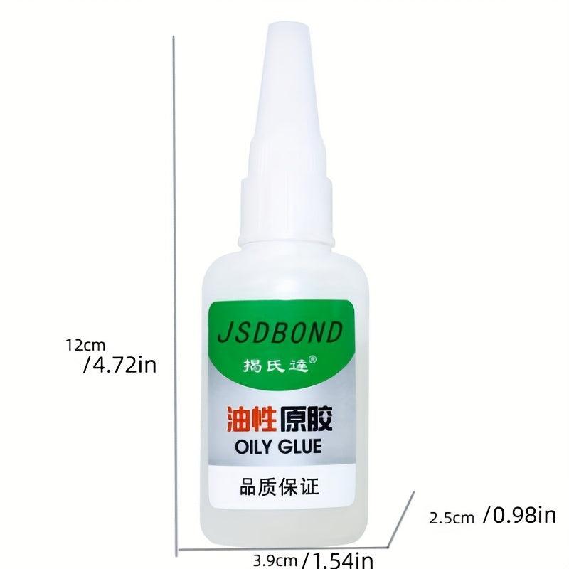 2pcs CA Plastic Glue Clear Instant Glue for Wood Glass