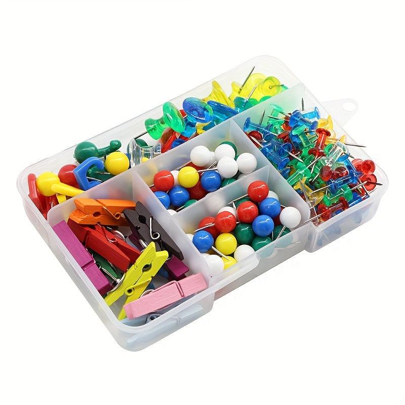 200pcs Photo Fixed Thumbtack Clothing Positioning Thumbtack Set