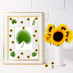 40pcs Sunflower Push Pins Cork Board Desk Decor Office Thumbtacks