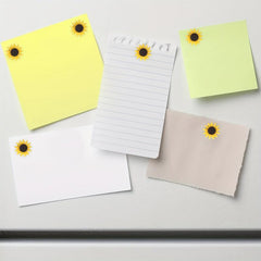 40pcs Sunflower Push Pins Cork Board Desk Decor Office Thumbtacks