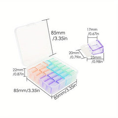 25pcs Large Acrylic Metal Slide Clips Set 15mm 20mm & 25mm