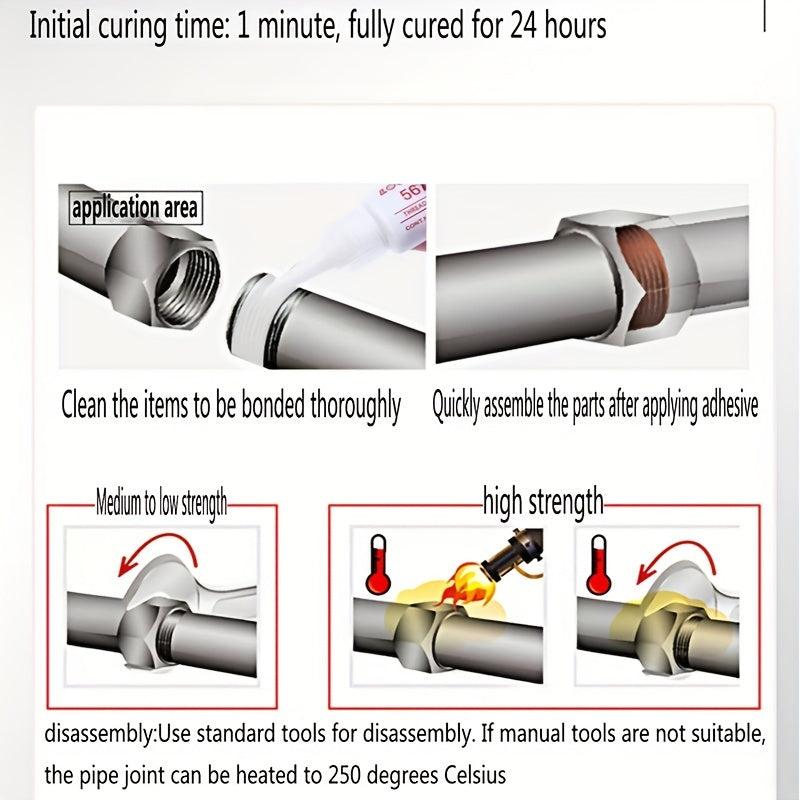 High Temp Pipe Thread Sealant Glue 565 567 577 Waterproof Sealant