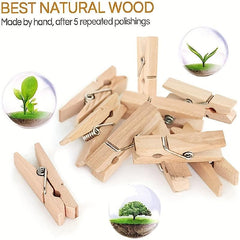 100pcs Jute Thread Small Clothing Pins For Crafts