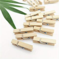 100pcs Jute Thread Small Clothing Pins For Crafts