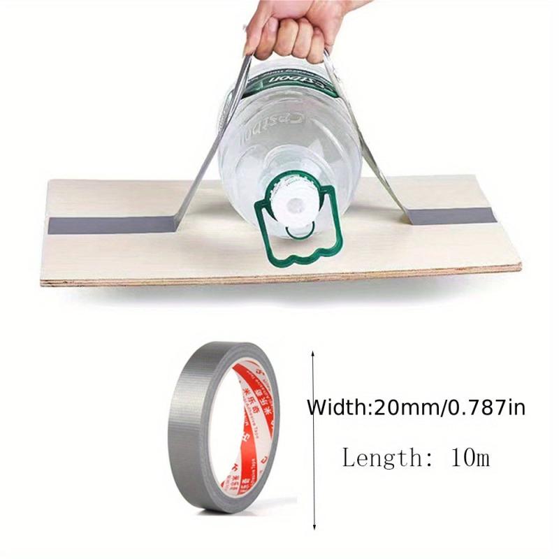Adhesive Fabric Duct Tape 10 Meter Waterproof Silver Gray Tape