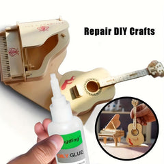 2pcs 100g Clear Glue Quick Drying for Wood Glass Metal DIY Crafts