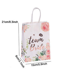 6pcs Wedding Decoration Goodies Bag Gift Bag Bachelor Party Bridal Tribe