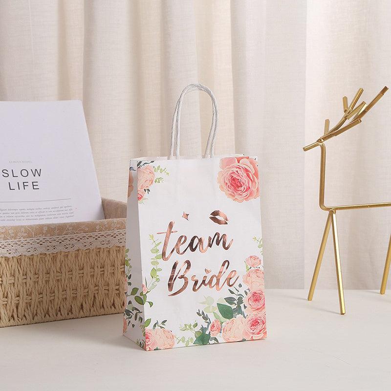 6pcs Wedding Decoration Goodies Bag Gift Bag Bachelor Party Bridal Tribe