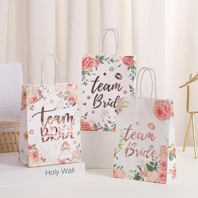 6pcs Wedding Decoration Goodies Bag Gift Bag Bachelor Party Bridal Tribe