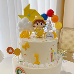 Simulation Balloon Buddle Cake Topper for Birthday Wedding Party Decorations