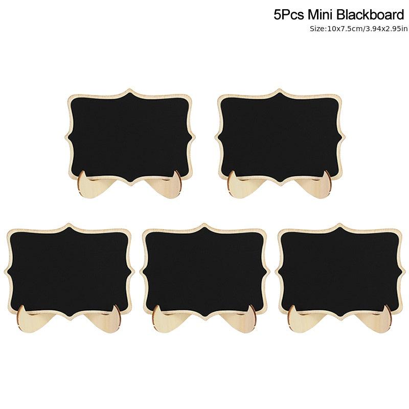 Rustic Wooden Blackboard DIY Home Decor Sign Message Board
