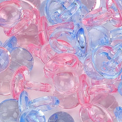 50pcs Mini Pink Baby Pacifiers for Parties Baby Shower