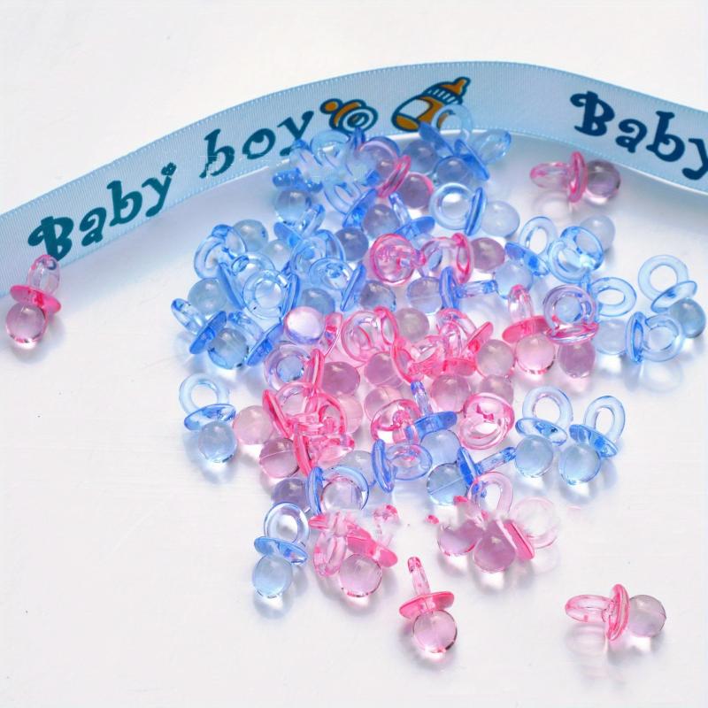 50pcs Mini Pink Baby Pacifiers for Parties Baby Shower
