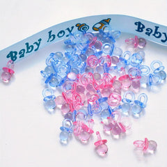 50pcs Mini Pink Baby Pacifiers for Parties Baby Shower