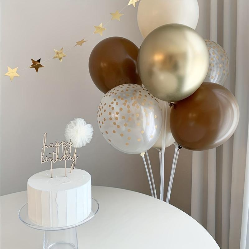 Wooden Lace Birthday Cake Insert Card for Party Decor
