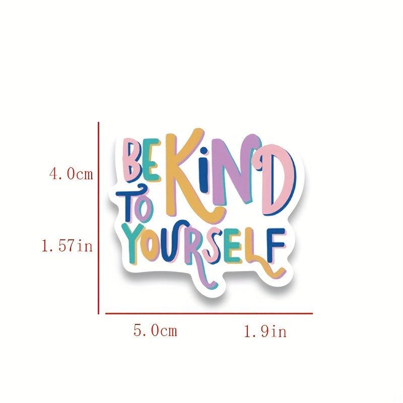 50pcs Self Love Graffiti Sticker Decorative Luggage Notebook Water Cup Sticker