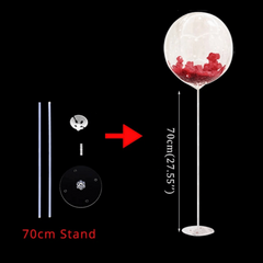 4pcs Floating Balloon Table Decorations for Parties and Weddings