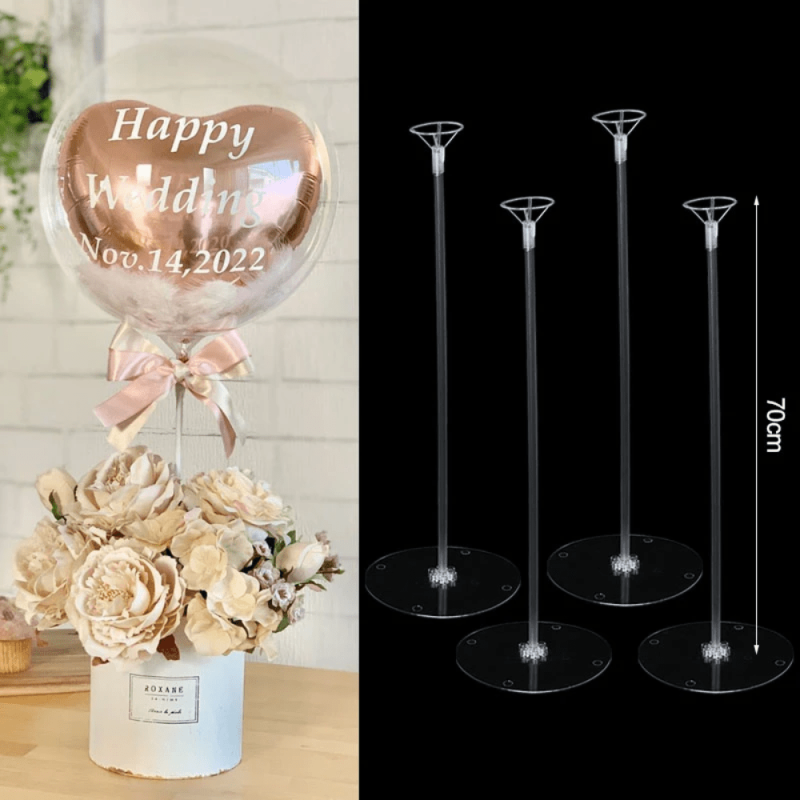 4pcs Floating Balloon Table Decorations for Parties and Weddings