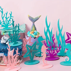 Under The Sea Felt Table Centerpiece for Birthday Decorations