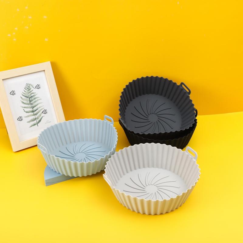 Silicone Air Fryer Pot Liners | Easy Cleaning & Round Air Frye
