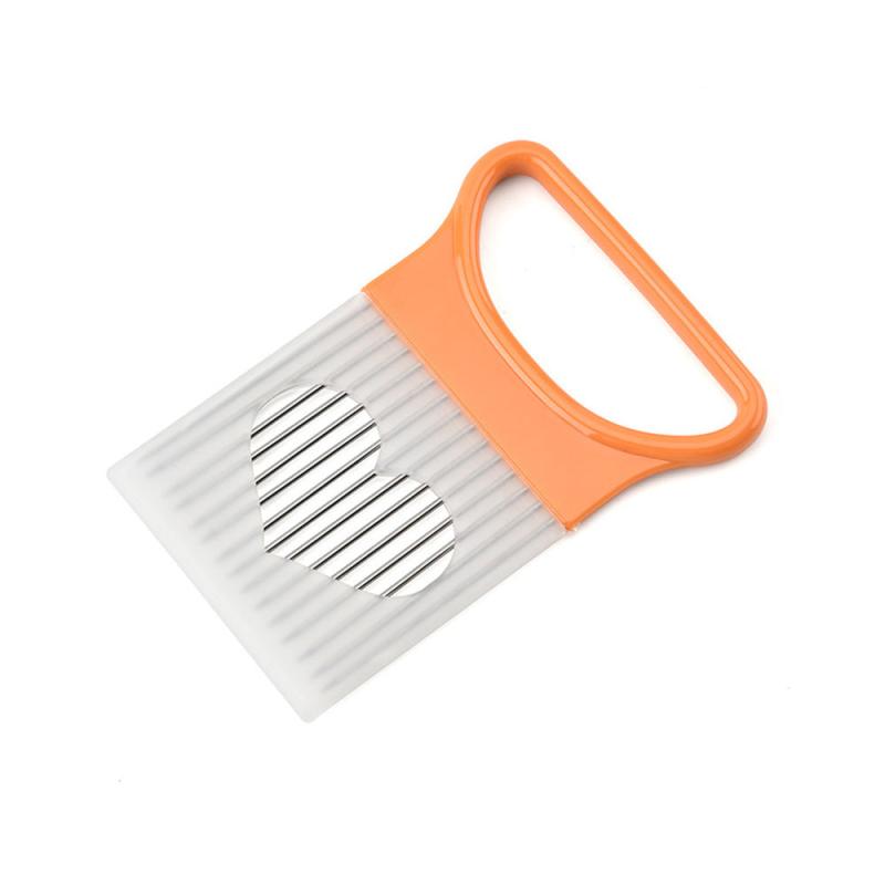 Onion Slicer Holder Stainless Steel Cutter Lemon Holder Creative Design