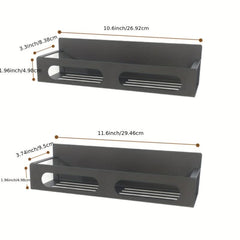 4pcs Magnetic Spice Rack Wall Mount Space Saver for Refrigerators Metal