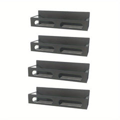 4pcs Magnetic Spice Rack Wall Mount Space Saver for Refrigerators Metal