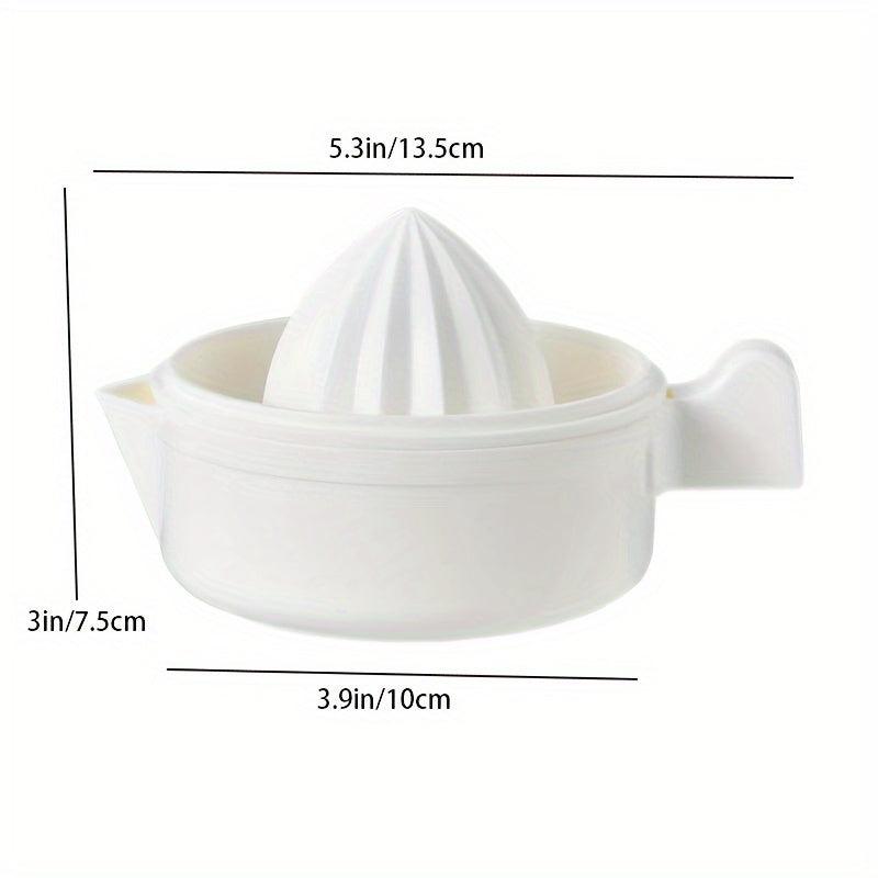 Stainless Steel Lemon Squeezer Juicer, Easy-to-Use with Bowl Container