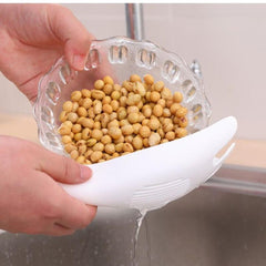 1pc Rice Drainer Sieve Spoon Kitchen Tool