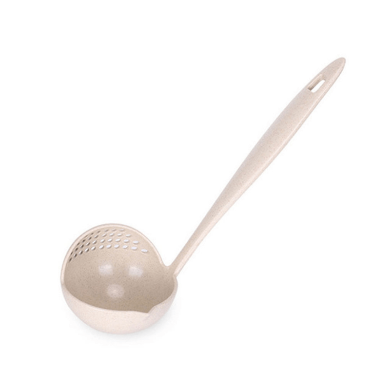 2 in 1 Skimmer Spoon With Filter Strainer Long Handled Cooking Colander