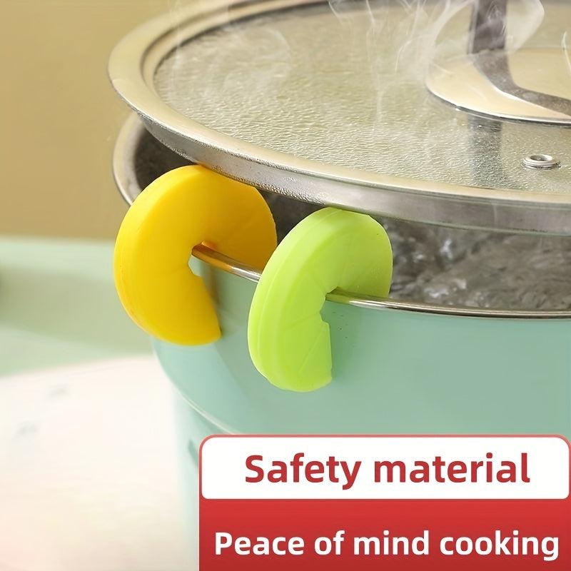 Lemon Slice Pot Lid Lifter Spill-proof Silicone Kitchen Gadget