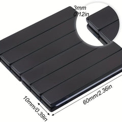 12pcs Neodymium Bar Magnets w/ Adhesive - 60x10x3 mm