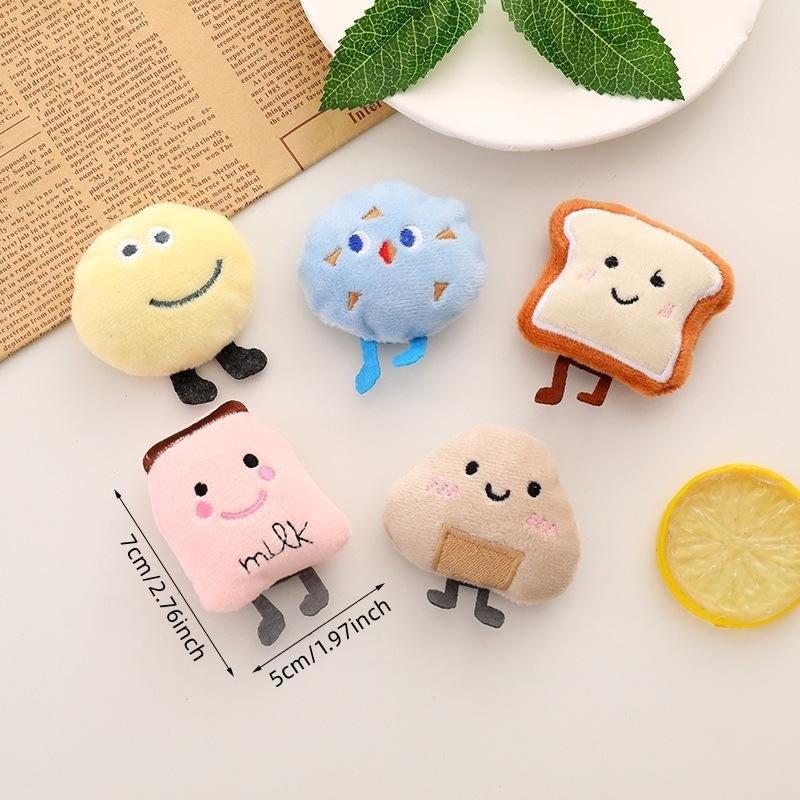 1pc Cartoon Plush Fridge Magnets Whiteboard Sticker Office Decor