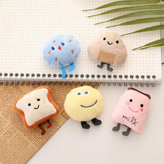 1pc Cartoon Plush Fridge Magnets Whiteboard Sticker Office Decor