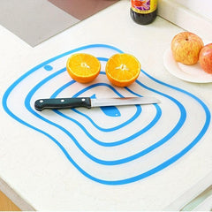 Flexible Plastic Chopping Board Kitchen Frosting Classification Board