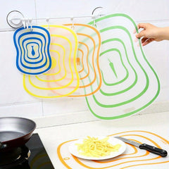 Flexible Plastic Chopping Board Kitchen Frosting Classification Board