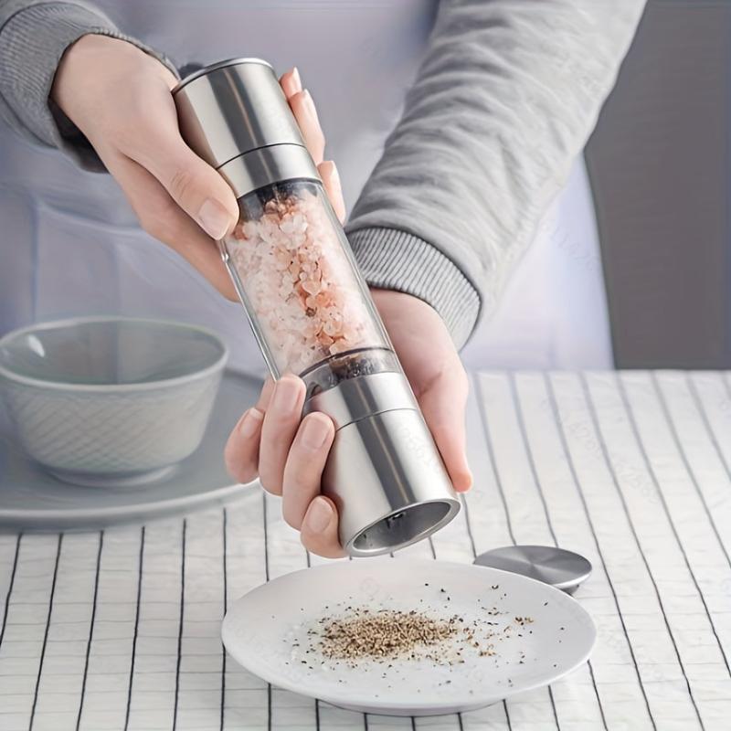 2in1 Stainless Steel Pepper Grinder & Salt Ginder