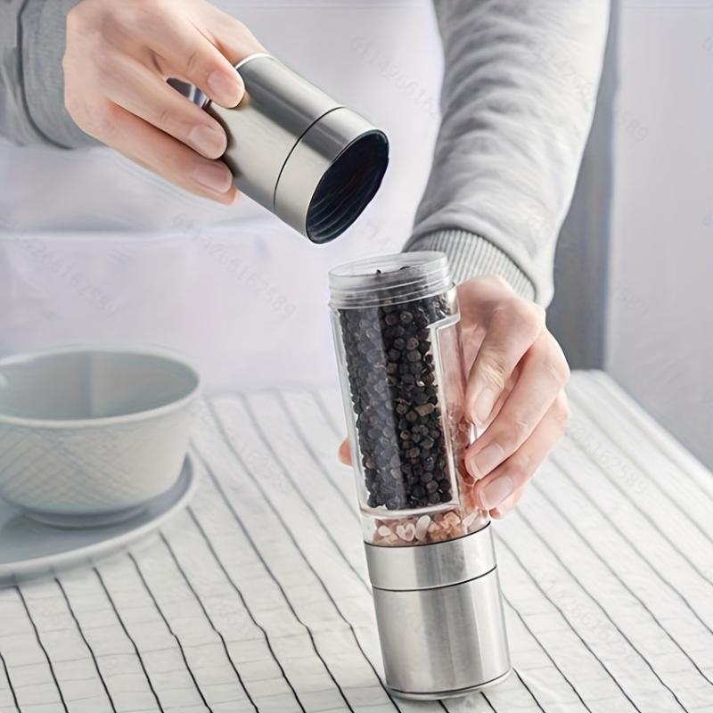 2in1 Stainless Steel Pepper Grinder & Salt Ginder