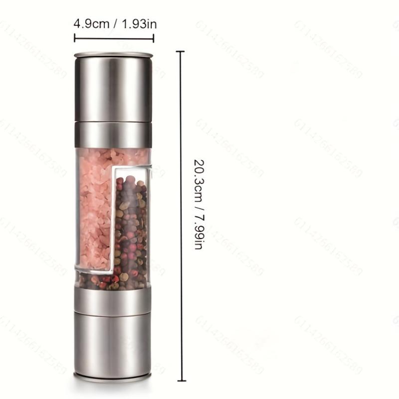 2in1 Stainless Steel Pepper Grinder & Salt Ginder