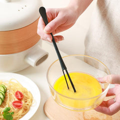 Mini Egg Whisk Kitchen Stirrer Dual-purpose Spoon