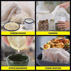 3pcs 90 Unbleached Cheese Cloth for Cooking Straining Cleaning
