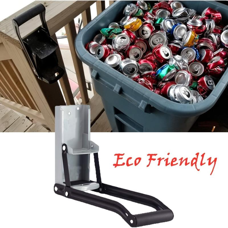 16 Oz Metal Can Crusher - Heavy Duty Wall Mounted Aluminum Crusher Tool