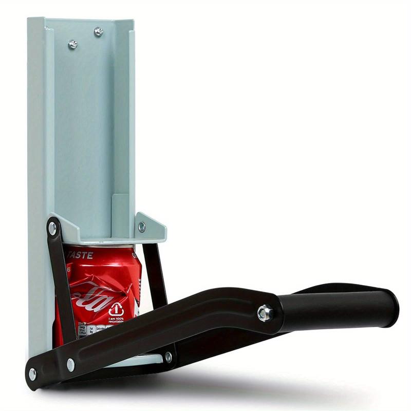 16 Oz Metal Can Crusher - Heavy Duty Wall Mounted Aluminum Crusher Tool