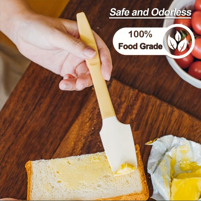 2-In-1 Silicone Spatula & Can Opener for Baking, Cooking, Heat Resistant