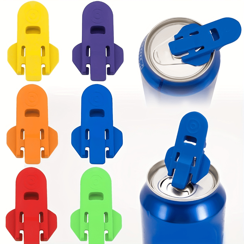 3pcs Plastic Tab Can Openers For Cold Drinks Anti Bug Beverage Barricade