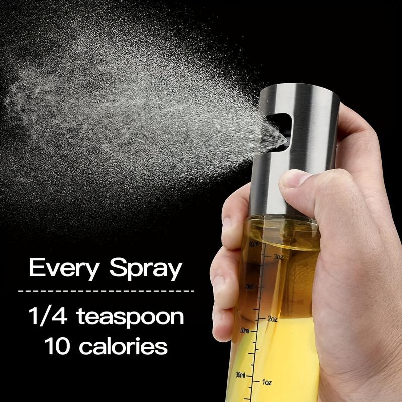 2pcs Kitchen Sprayer W/ Brush Glass Sprayer Mister Funnel Creative Spray Bottle