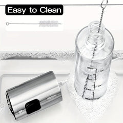 2pcs Kitchen Sprayer W/ Brush Glass Sprayer Mister Funnel Creative Spray Bottle